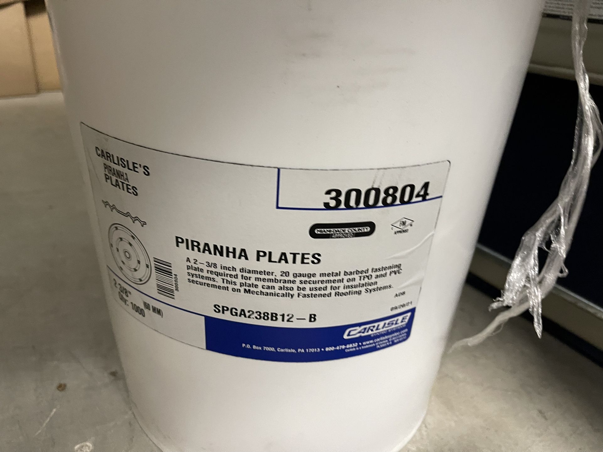 2 3/8 Roofing Piranha Plates
