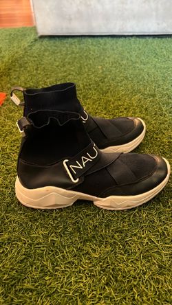 Nautica Black High-Top Sock Sneakers