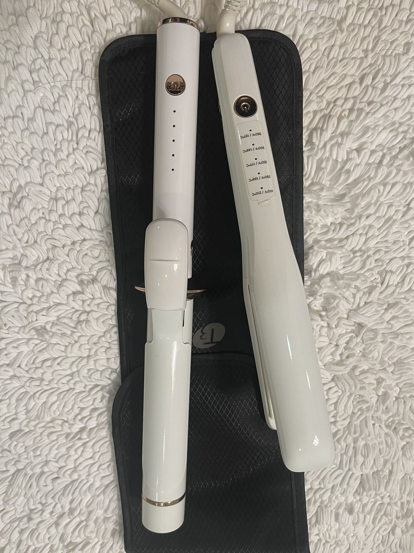 T3 Twirl Ceramic Curling Iron And T3 Single Pass Ceramic Flat Iron
