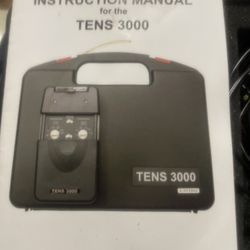 TENS3000 Translucent Muscle Stimulator To Treat Sore Muscles With Out Medication 