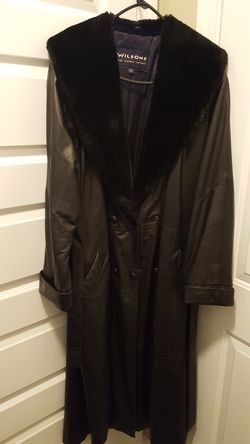 . Leather coat is $40, $25,$20
