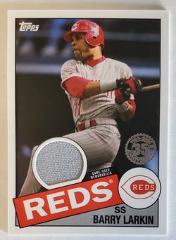 Barry Larkin 2020 Topps Series 1 1985 Jersey Relic Cincinnati Reds MLB