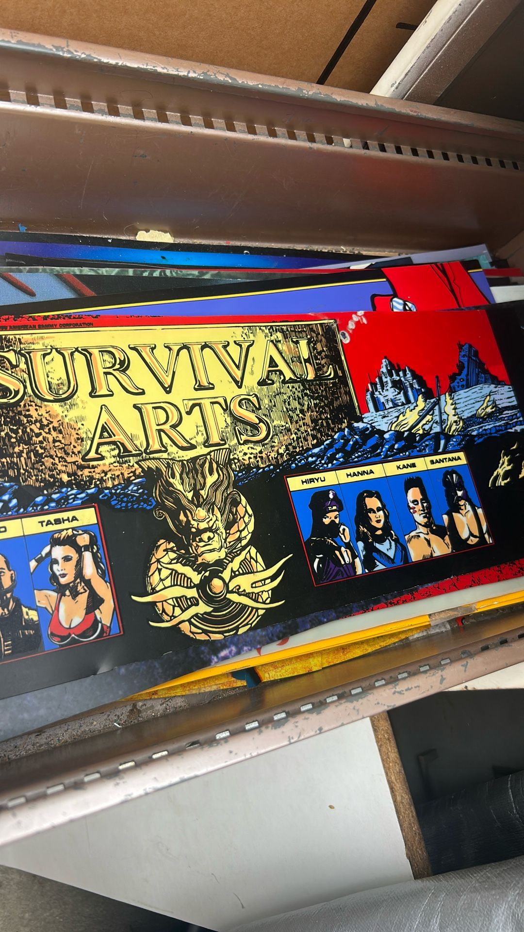 Sammy Survival Arts Arcade Marquee
