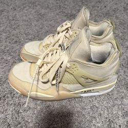 Off White Jordan 4 (Size 10 )