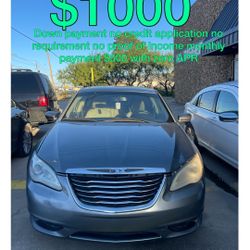 2013 Chrysler 200 No Credit Application No Requirement