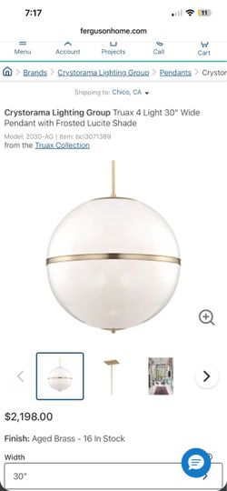 Crystorama Lighting Group Traux pendant