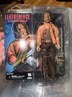 Neca Texas Chainsaw Massacre Part 3 Leatherface Clothed 8" Figure New In Package New