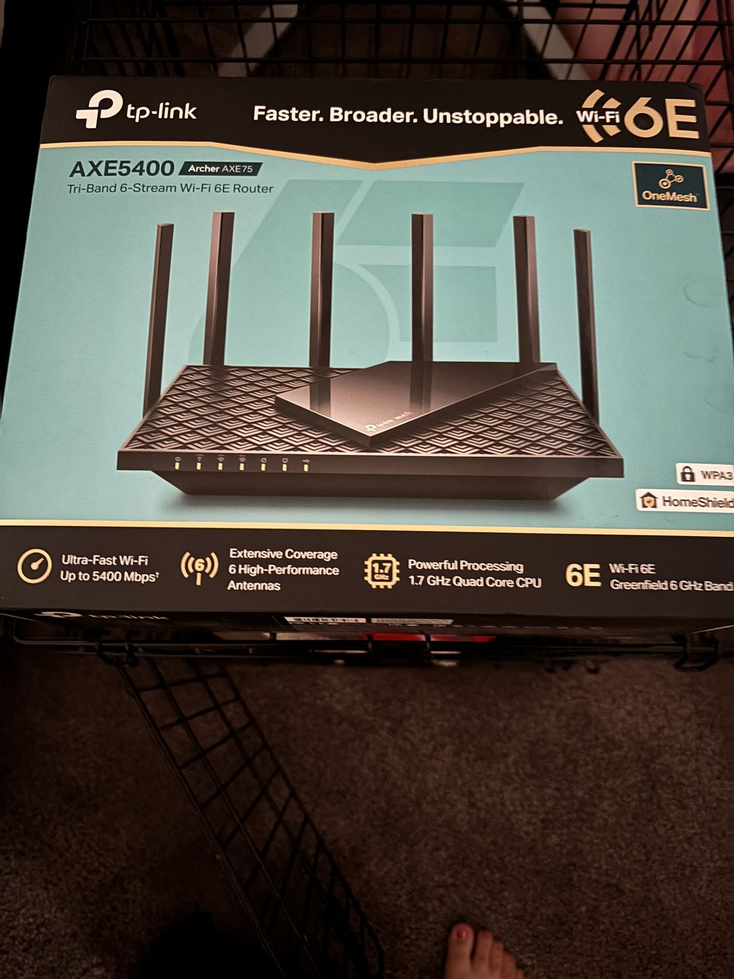 TP Link Axe5400 Router