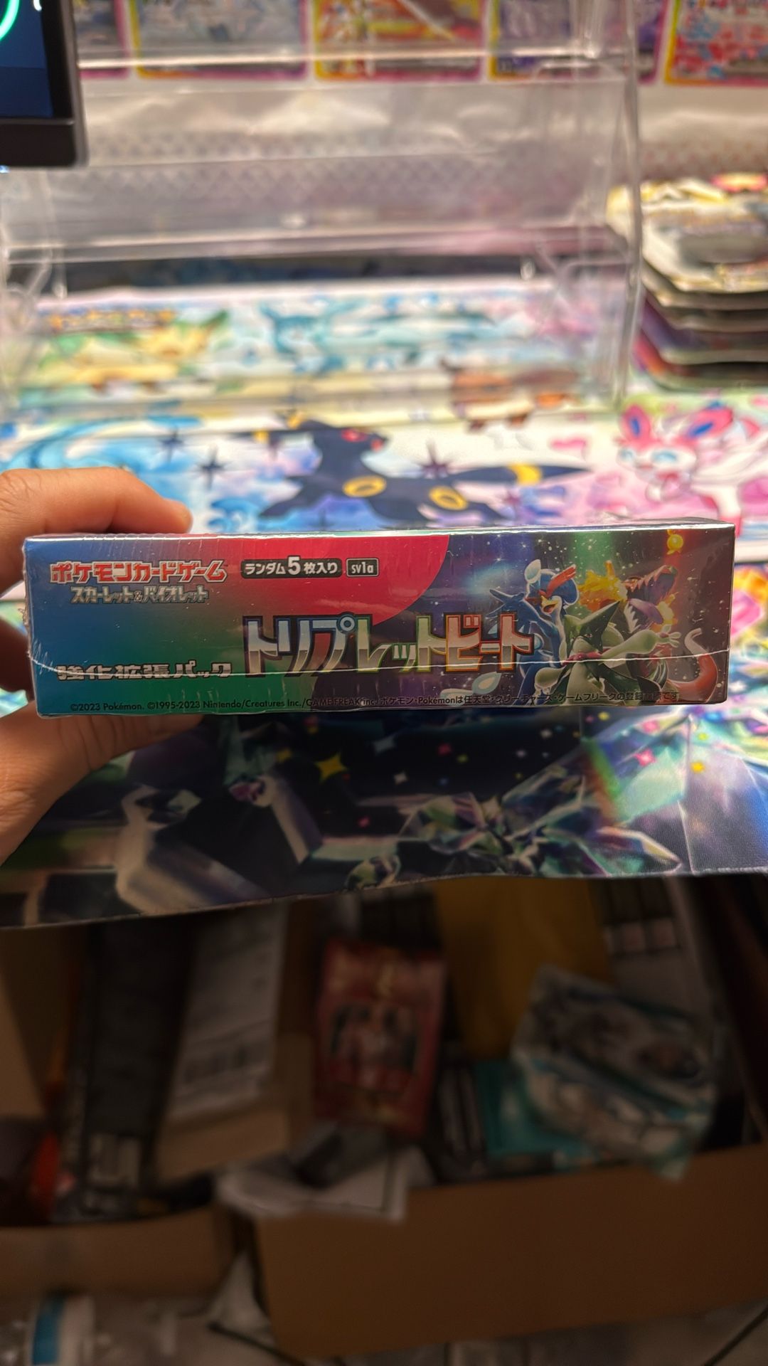 Triple Beat Booster Box SV1a: Triplet Beat (SV1a) Paldea Evolved booster Box  In Japanese
