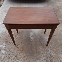 Used Wood Organ Bench with storage