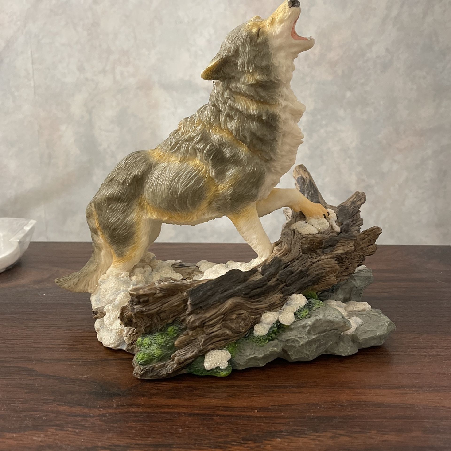 wolf howling display
