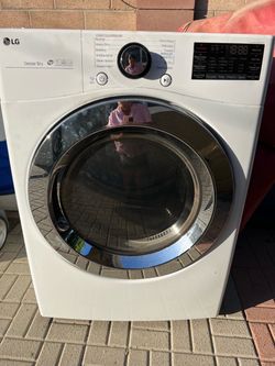 LG Sensor Dry Front Load Dryer White