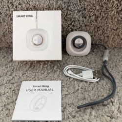 New Smart Ring for Men & Women (Black, 8)