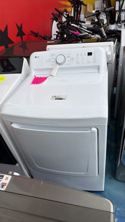 LG White Front-Load Dryer