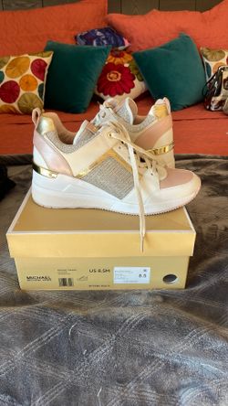Michael Kors Georgie Trainer Soft Pink Multi 8.5