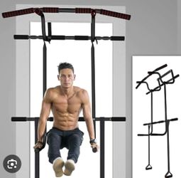 Lipo Raised Pullup Bar &amp; Suspension Trainer, Protect Your Door with Our Unique White Solid Foam