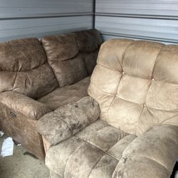 Couch And Recliner