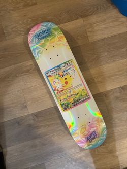 Santa Cruz x Pokémon Pikachu ex Skateboard Deck