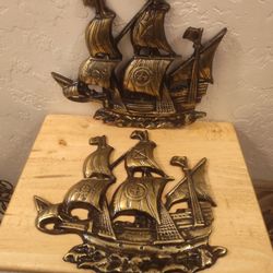 Vintage Pirate Ship Wall Hangings 