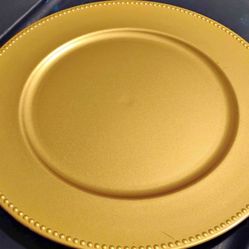 Gold Charger Plate ( 60 Pieces)