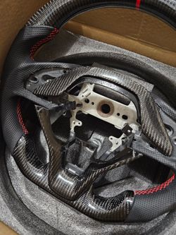 BRAND NEW 2018-2022 HONDA ACCORD Real Carbon Fiber Steering Wheel W/ Replacement Trims