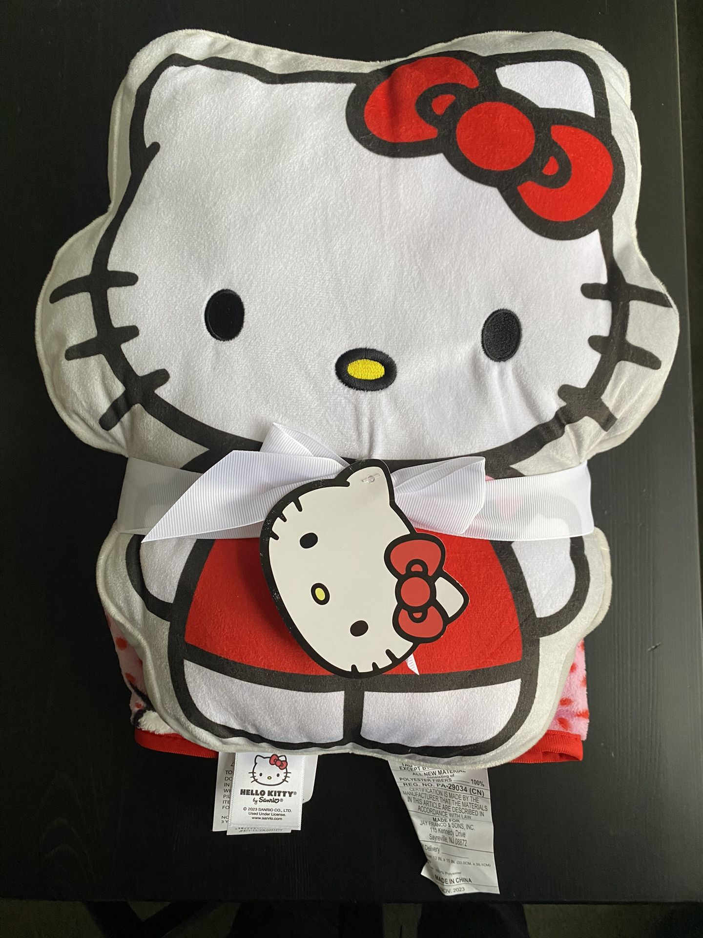 Hello Kitty Blanket & Pillow