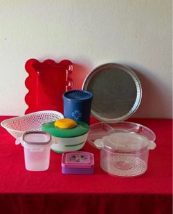 Tupperware food storage containers
