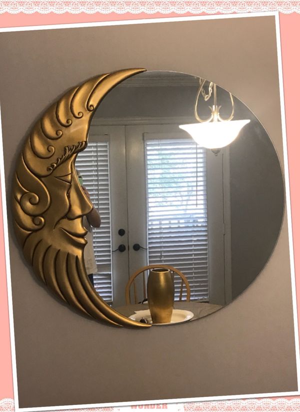 3’ x 3’ vintage Moon Mirror for Sale in Midlothian, VA - OfferUp