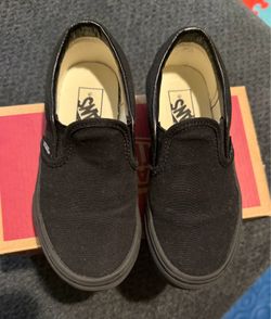 Small kid Classic Slip on Vans - Black Size 12