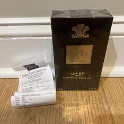 Creed Aventus Eau de Parfum 100ml/3.3 fl oz Made in Paris, France NEW + RECEIPT