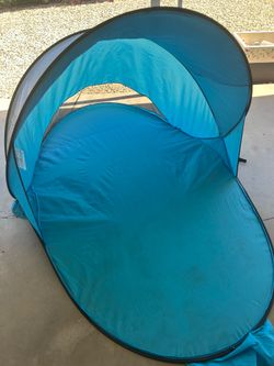 Little kids tent, great for indoor play when it’s hot outside not too big. Folds up into a bag, $30 south Scottsdale.