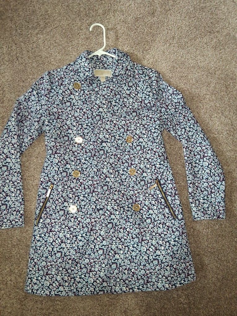 Michael Kors Floral Trench Coat