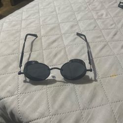  black gothic steampunk sunglasses