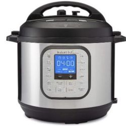 Instant Pot NOVA 6 Pressure Cooker, 6qt, Stainless Steel/Black