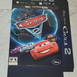 Disney Pixar CARS 2 Xbox 360 Xbox LIVE PLAYSTATION PS3 WII NINTENDO DS Game 2011 only a big box