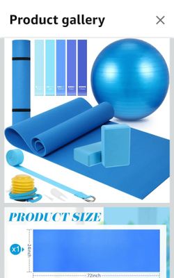 10 Pcs Yoga Starter Kit