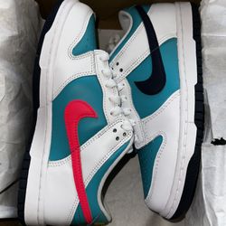 Dusty Cactus/ Thunder Blue Nike Dunks