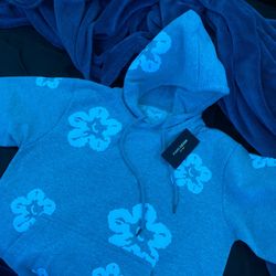 Grey Fwrd Denim Tear Hoodie 