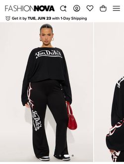Plus size Von Dutch Fashion Nova set