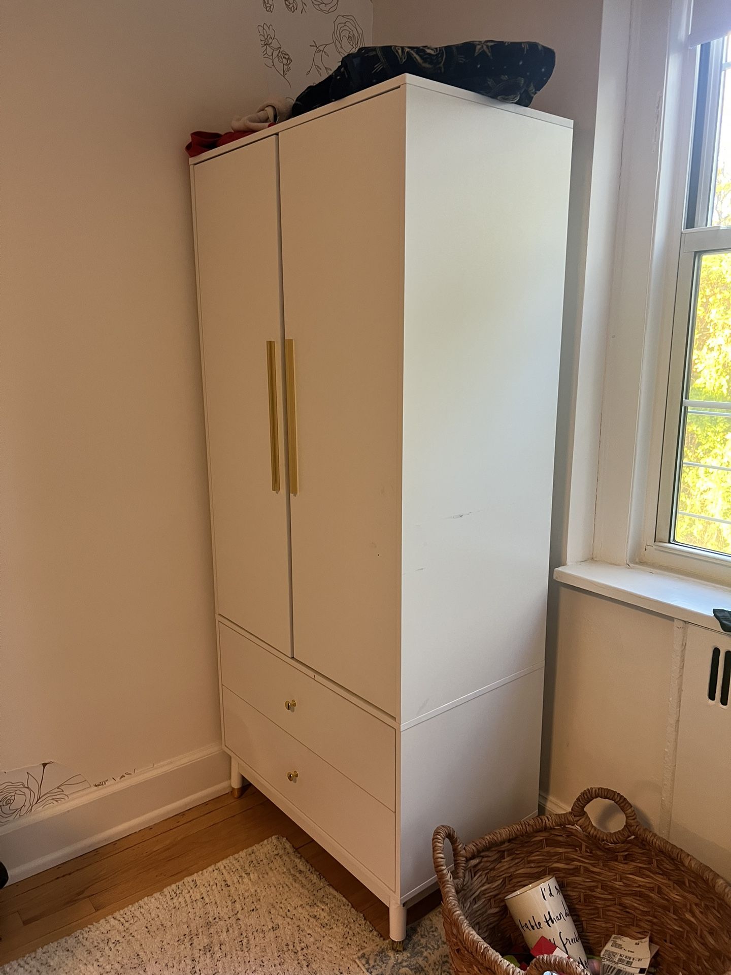 Closet Armoire With Drawers Storage Cabinet