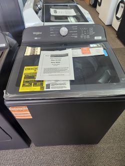 5.2 - 5.3 cu. ft. Top Load Washer in Volcano Black with 2-in-1 Removable Agitator