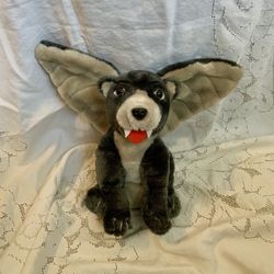 Vintage Gargoyle Eyewear Plush Gray Wings Souvenir Toy Stuffed Animal 9”