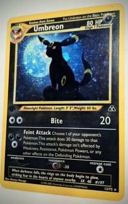 Pokemon / neo Umbreon 1st edition