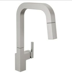 DELTA 19825LF-SP Junction Single-Handle Pull-Down Sprayer Kitchen Faucet