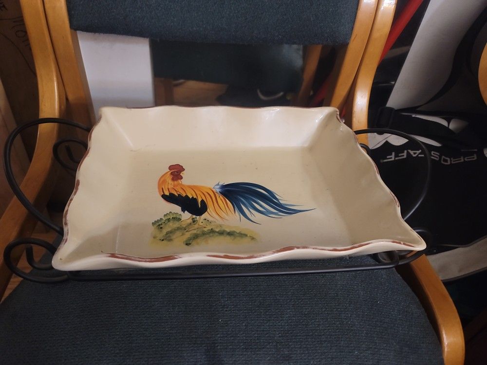 Bread BASKET or Fruit TRAY center PIECE