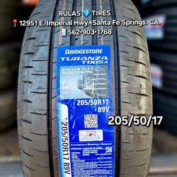 205/50/17 BRIDGESTONE TURRANZA T005ABrand NEW Tires / Llantas nuevas☆