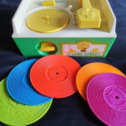 Vintage Fisher Price Sesame Street Player 