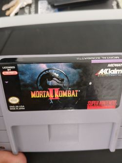 Moral Kombat II Super Nintendo Game  Model#: SNS- 006