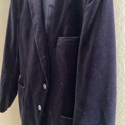 Suede Suit Jacket 