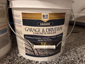 Garage and driveway concrete sealer